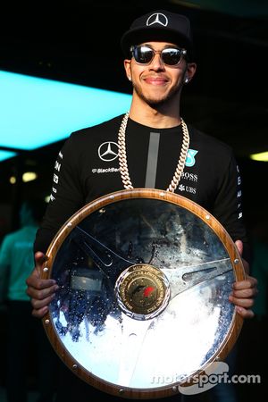 Race winner Lewis Hamilton, Mercedes AMG F1