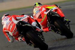 Andrea Dovizioso, Ducati Team en Andrea Iannone, Ducati Team