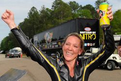 Pro Stock Bike winner Karen Stoffer