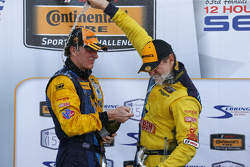 Podium: third place Matt Plumb, Hugh Plumb, Rum Bum Racing