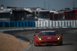 #62 Risi Competizione Ferrari F458: Pierre Kaffer, Andrea Bertolini, Giancarlo Fisichella