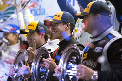 PC podium: winners Mike Guasch, Andrew Palmer, Tom Kimber-Smith PR1 Mathiasen Motorsports