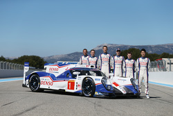 #1 Toyota Racing Toyota TS040 with drivers Stéphane Sarrazin, Mike Conway, Alexander Wurz, Anthony Davidson, Sebastien Buemi, Kazuki Nakajima
