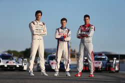 Mark Webber, Porsche Team, Anthony Davidson, Toyota Racing, Loic Duval, Audi Sport Team Joest