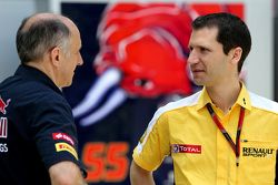 Franz Tost, Scuderia Toro Rosso, el director del equipo y Remi Taffin, Renault Sport F1 Director de Operaciones