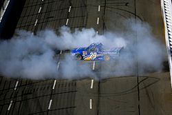 Race winner Joey Logano, Brad Keselowski Racing Ford celebrates