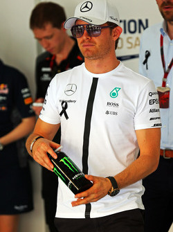 Nico Rosberg, Mercedes AMG F1 on the drivers parade