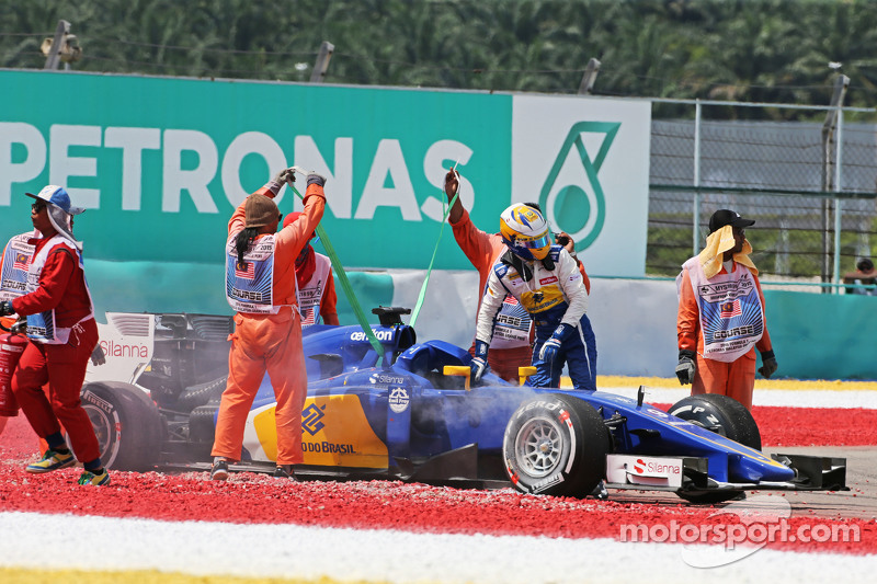 Marcus Ericsson, Sauber C34 se retiró de la carrera