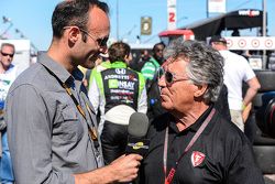 Motorsport TV's Guy Cosmo with Mario Andretti