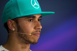 Lewis Hamilton, Mercedes AMG F1 in the FIA Press Conference