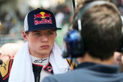 Max Verstappen, Scuderia Toro Rosso, op de grid