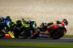 Dani Pedrosa, Repsol Honda Team y Pol Espargargo, Monster Tech 3 Yamaha y Aleix Espargaro Team Suzuki MotoGP