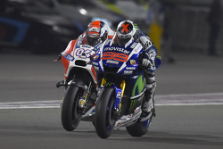 Jorge Lorenzo, Yamaha Factory Racing y Andrea Dovizioso, Ducati Team