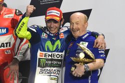 El ganador de la carrera, Valentino Rossi