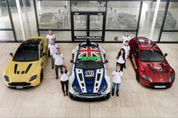 Pembalap Aston Martin Evolution Academy: Matt Bell, Jamie Chadwick, Jade Edwards, Jody Fannin, Jake 