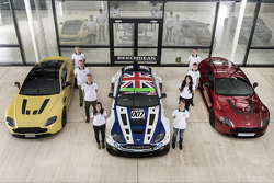 Aston Martin Evolution Academy drivers: Matt Bell, Jamie Chadwick, Jade Edwards, Jody Fannin, Jake Giddings, Ross Gunn, Daniel Lloyd, Devon Modell, Dennis Strandberg, Jonathan Venter