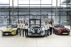 Aston Martin Evolution Academy drivers: Matt Bell, Jamie Chadwick, Jade Edwards, Jody Fannin, Jake Giddings, Ross Gunn, Daniel Lloyd, Devon Modell, Dennis Strandberg, Jonathan Venter