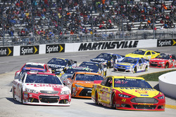 Restart : Joey Logano, Team Penske Ford, Ryan Newman, Richard Childress Racing Chevrolet
