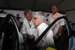 Marcello Lotti, le CEO de WSC et Bernie Ecclestone, président et CEO de la FOM