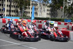 Karting event featuring Formula E drivers