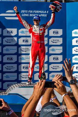 Le vainqueur Nelson Piquet Jr., China Racing