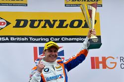 Race 1 race winner Rob Collard