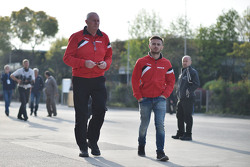 John Booth, Manor F1 Team Team Principal with Will Stevens, Manor F1 Team
