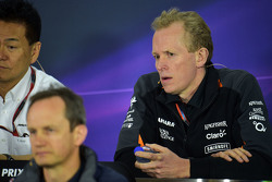 Andrew Green, Sahara Force India F1 Team Technical Director in the FIA Press Conference
