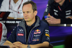 Paul Monaghan, Red Bull Racing Chief Engineer in the FIA Press Conference