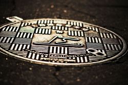 Circuit manhole cover