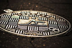 Circuit manhole cover