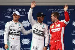 Нико Росберг, Mercedes F1, Льюис Хэмилтон, Mercedes F1 и Себастьян Феттель, Ferrari