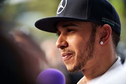 Lewis Hamilton, Mercedes AMG F1 with the media