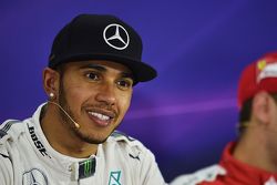 Lewis Hamilton, Mercedes AMG F1 in the FIA Press Conference