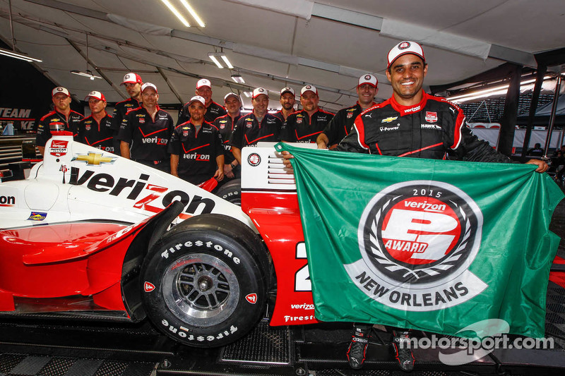 Juan Pablo Montoya en pole position