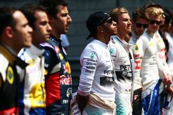 Льюис Хэмилтон, Mercedes AMG F1 на стартовой решетке