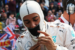 Lewis Hamilton, Mercedes AMG F1 sur la grille