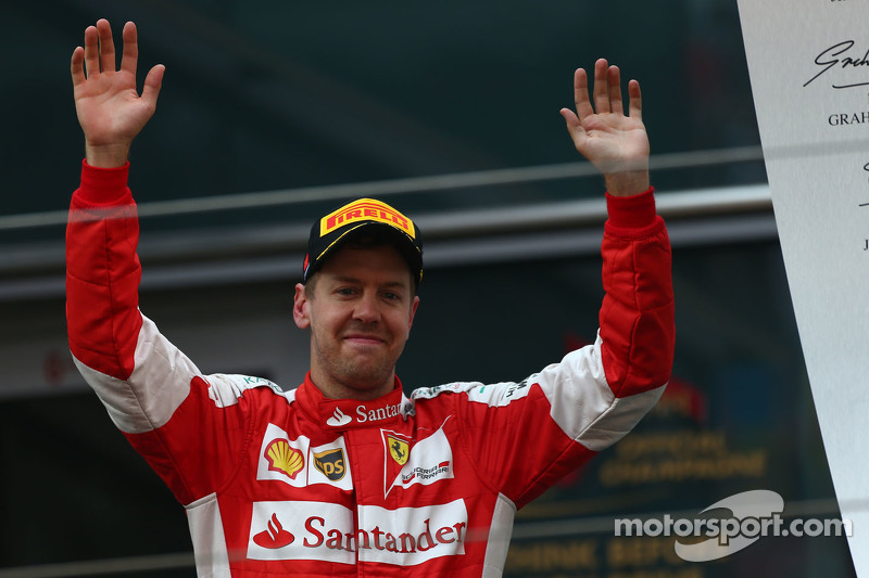 3rd place Sebastian Vettel Ferrari