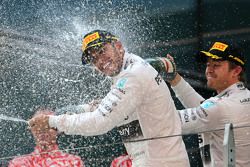 Lewis Hamilton, Mercedes AMG F1 Team and Nico Rosberg, Mercedes AMG F1 Team