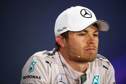 Nico Rosberg Mercedes AMG F1 in the FIA Press Conference