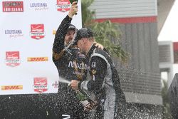 James Hinchcliffe, Schmidt Peterson Motorsports Honda and James Jakes, Schmidt Peterson Motorsports