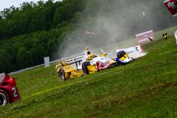 Accident pour Simon Pagenaud, Team Penske Chevrolet 