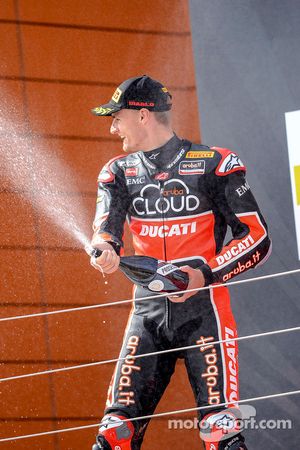 El ganador, Chaz Davies, Ducati Team