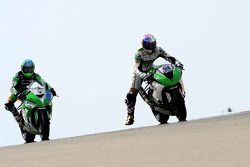 Kenan Sofuoglu, Puccetti Racing Kawasaki et P.J. Jacobsen, Kawasaki