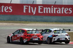 Pepe Oriola, SEAT Leon Racer, Team Craft-Bamboo LUKOIL y Andrea Belicchi, SEAT Leon Racer, Target Co