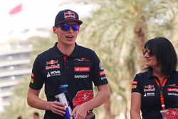 Max Verstappen, Scuderia Toro Rosso with Fabiana Valenti, Scuderia Toro Rosso Press Officer