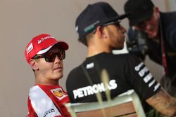 Sebastian Vettel, Scuderia Ferrari and Lewis Hamilton, Mercedes AMG F1 Team