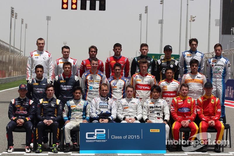 Photo de groupe des pilotes 2015