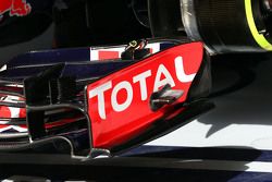 Detalle del alerón delantero del Red Bull Racing RB11