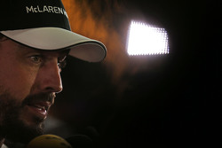 Fernando Alonso, McLaren avec les médias